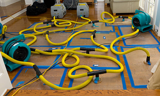 Professional Emergency Water Removal technician working in Warren, RI